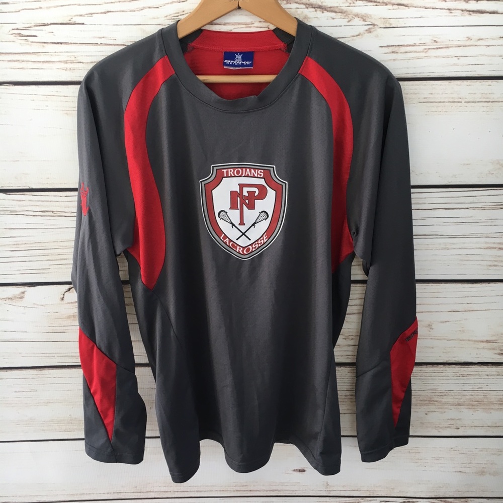Brine Men's Long Sleeve Lacrosse Warm Up Sz S